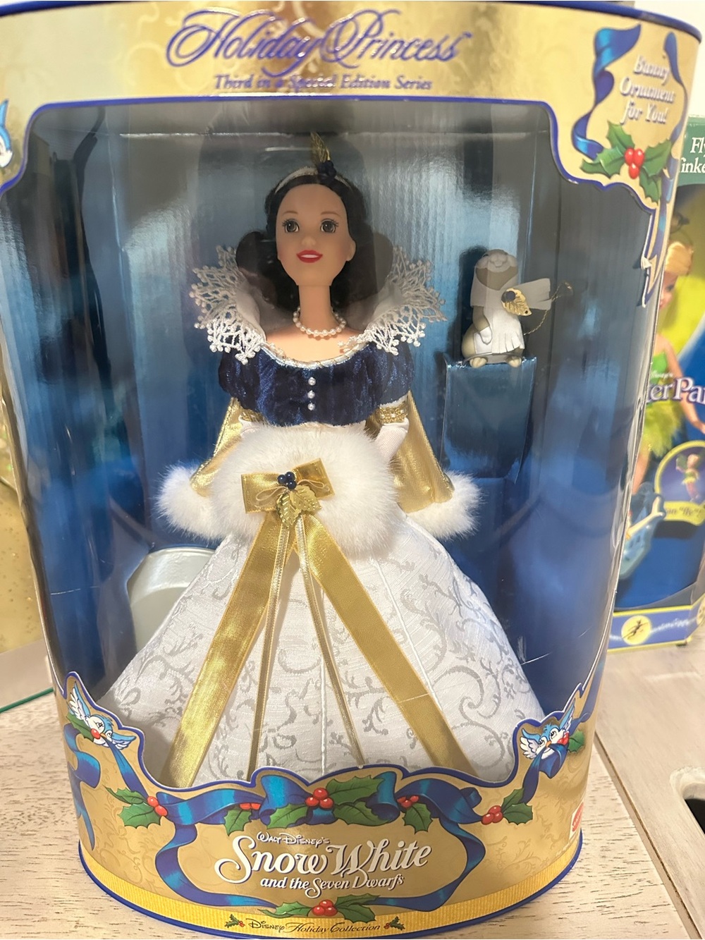 Disney Snow White Holiday Princess Doll in Blue, Gold & White
